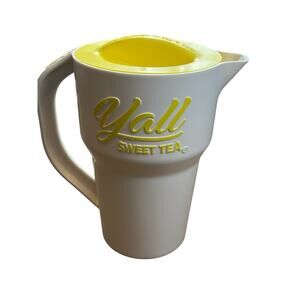 Y'all Sweet Tea One Gallon Pitcher Southern Pride One Glass 'N You'll Be Back